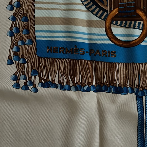 Hermès 100% Silk Scarf Selle D’Apparat Marocaine - Picture 6 of 12